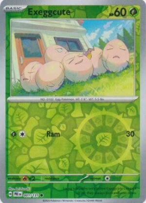 SV Prismatic Evolutions 001/131 Exeggcute (Reverse Holo)