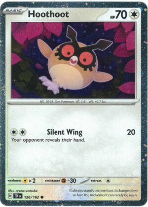 SV Temporal Forces 126/162 Hoothoot (Cosmo Holo)
