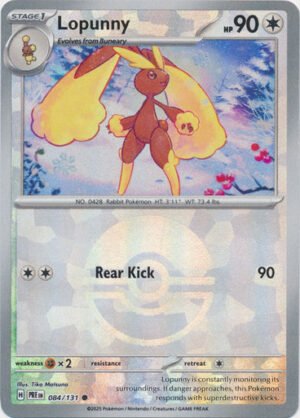 SV Prismatic Evolutions 084/131 Lopunny (POKE BALL Pattern Holo)