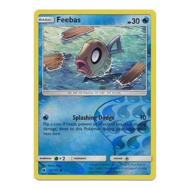 SM Crimson Invasion 026/111 Feebas (Reverse Holo)