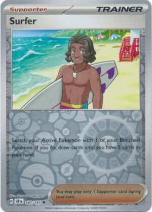SV Surging Sparks 187/191 Surfer (Reverse Holo)