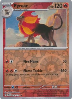 SV Prismatic Evolutions 016/131 Pyroar (Reverse Holo)