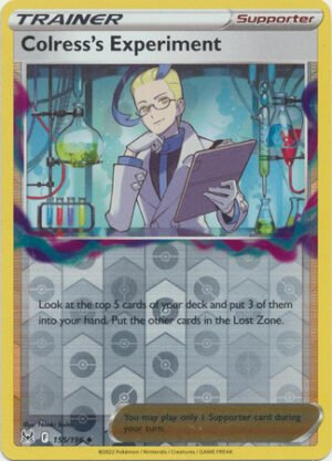 SWSH Lost Origin 155/196 Colress's Experiment (Reverse Holo)