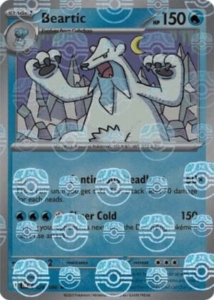 SV Black Bolt 026/086 Beartic (MASTER BALL Reverse Holo)