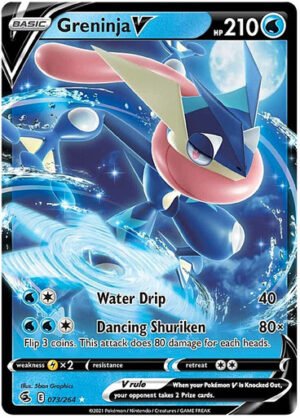 Fusion Strike 073/264 Greninja V (Half Art NON-HOLO)