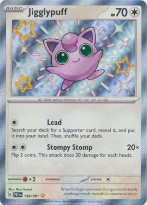 SV Paldean Fates 198/091 Jigglypuff (Holo Shiny)