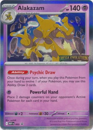 Mega Evolution Promo MEP003 Alakazam