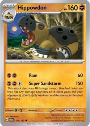 SV Destined Rivals 106/182 Hippowdon