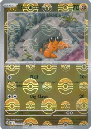 SV Black Bolt 051/086 Dwebble (POKE BALL Reverse Holo)