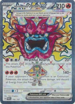 SV Twilight Masquerade 192/167 Hearthflame Mask Ogerpon ex (Full Art)