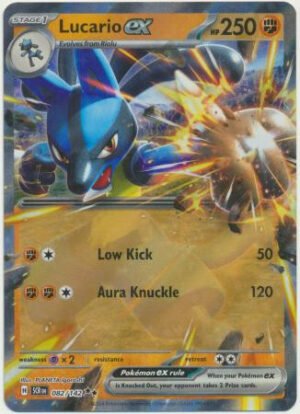 SV Stellar Crown 082/142 Lucario ex (Half Art)