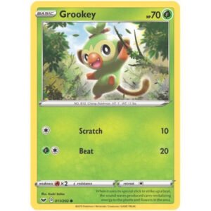 Sword & Shield (Base) 011/202 Grookey (Holo)