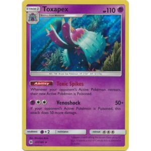 Sun and Moon (Base Set) 63/149 Toxapex (Holo)