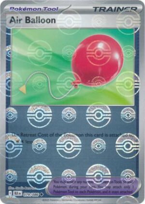 SV Black Bolt 079/086 Air Balloon (POKE BALL Reverse Holo)