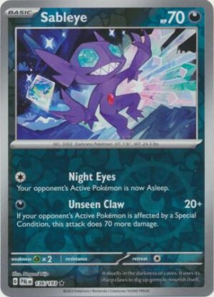 SV Paldea Evolved 136/193 Sableye (Reverse Holo)