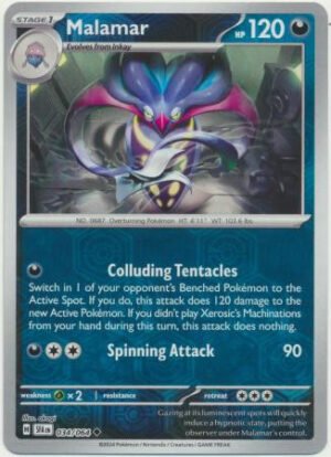 SV Shrouded Fable 034/064 Malamar (Reverse Holo)