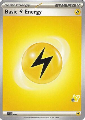Scarlet & Violet SVE EN04 Basic Lightning Energy (Pikachu Symbol 16)