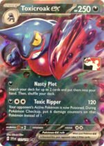 Scarlet & Violet (Base Set) 131/198 Toxicroak ex (Prize Pack League Promo)