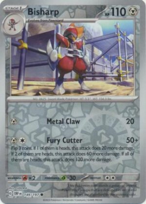 SV Obsidian Flames 149/197 Bisharp (Reverse Holo)