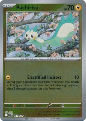 Mega Evolution 051/132 Pachirisu (Reverse Holo)