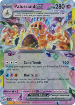 SV Surging Sparks 091/191 Palossand ex (Half Art)