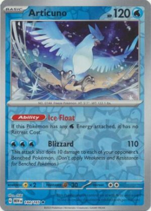 Scarlet & Violet 151 144/165 Articuno (Reverse Holo)