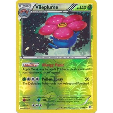 Boundaries Crossed 3/149 Vileplume (Reverse Holo)