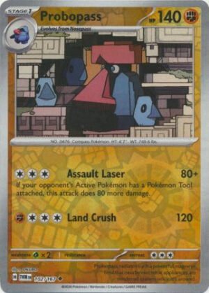 SV Twilight Masquerade 102/167 Probopass (Reverse Holo)