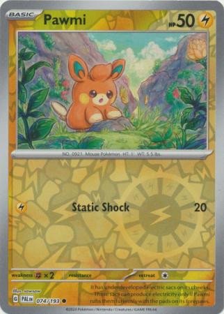 SV Paldea Evolved 074/193 Pawmi (Reverse Holo)