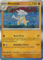 Scarlet & Violet 151 105/165 Marowak (Holo)