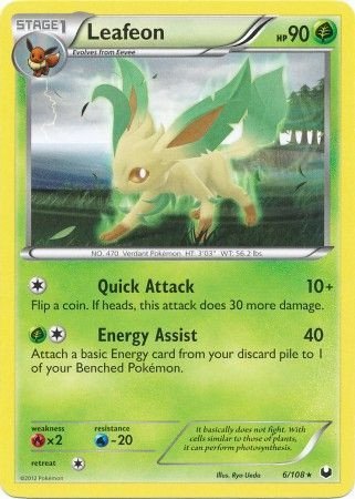 Dark Explorers 6/108 Leafeon