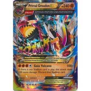 XY Primal Clash 86/160 Primal Groudon EX (Half Art Mega)