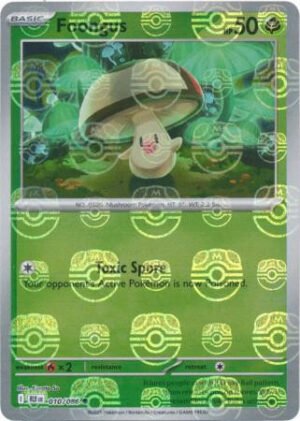SV Black Bolt 010/086 Foongus (MASTER BALL Reverse Holo)