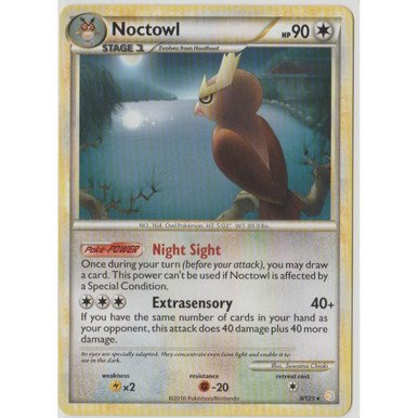 HeartGold & SoulSilver 8/123 Noctowl (Non-Holo)