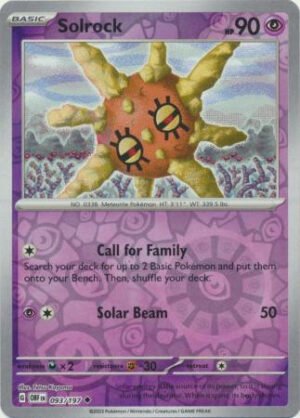 SV Obsidian Flames 093/197 Solrock (Reverse Holo)