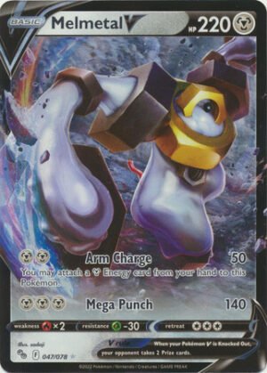 Pokemon GO 047/078 Melmetal V (Half Art)