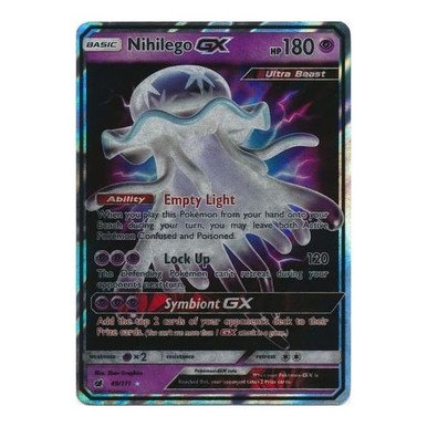 SM Crimson Invasion 049/111 Nihilego GX (Half Art)