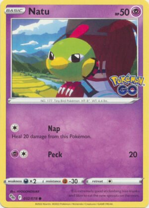 Pokemon GO 032/078 Natu