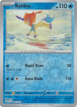 SV Temporal Forces 044/162 Keldeo (Reverse Holo)