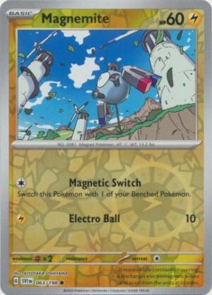 Scarlet & Violet (Base Set) 063/198 Magnemite (Reverse Holo)