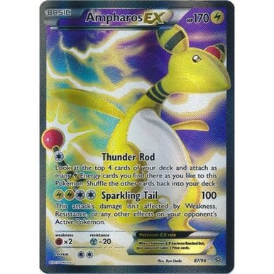 XY Ancient Origins 087/98 Ampharos EX (Full Art)