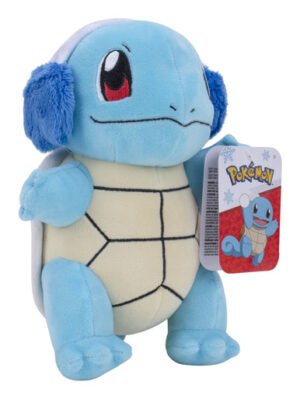 Pokemon 8-Inch Winter Squirtle with Ear Muffs Plush