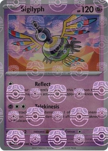 SV White Flare 038/086 Sigilpyh (MASTER BALL Reverse Holo)