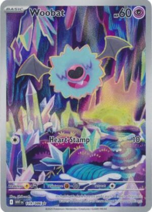 SV White Flare 119/086 Woobat (Illustration Rare)