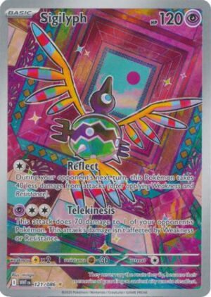 SV White Flare 121/086 Sigilyph (Illustration Rare)