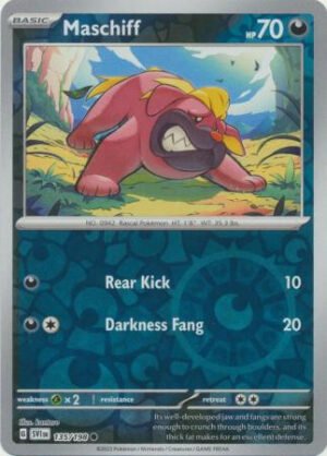 Scarlet & Violet (Base Set) 135/198 Maschiff (Reverse Holo)