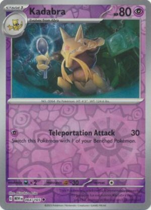 Scarlet & Violet 151 064/165 Kadabra (Reverse Holo)