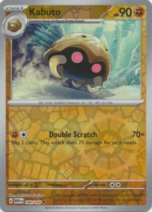 Scarlet & Violet 151 140/165 Kabuto (Reverse Holo)