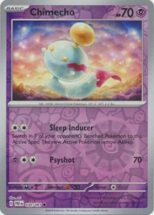 SV Paldean Fates 030/091 Chimecho (Reverse Holo)