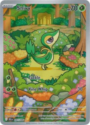 SV Black Bolt 087/086 Snivy (Illustration Rare)